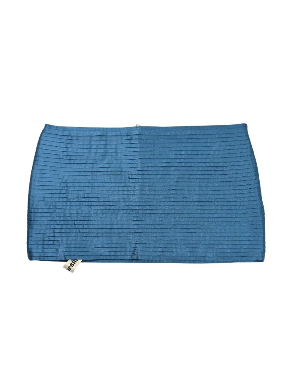 Mars the Label The Acaica Satin Mini Skirt in Royal Blue